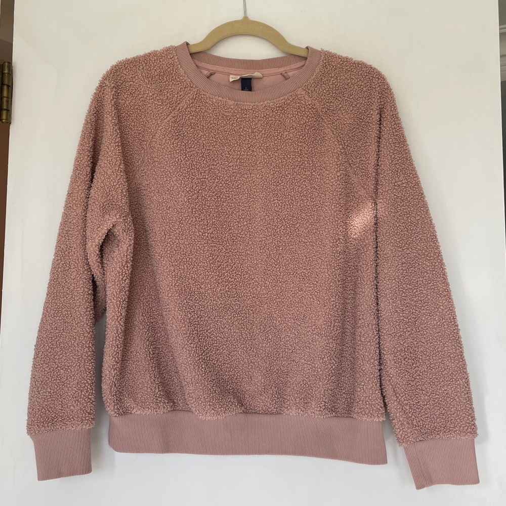 Fuzzy teddy bear crewneck sweatshirt - Universal Thread size S